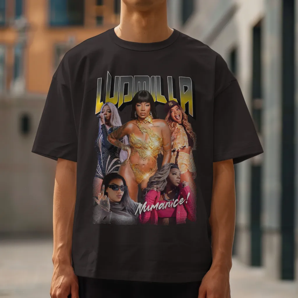 Camiseta Ludmilla Fanart Street Oversized - Imagem 9
