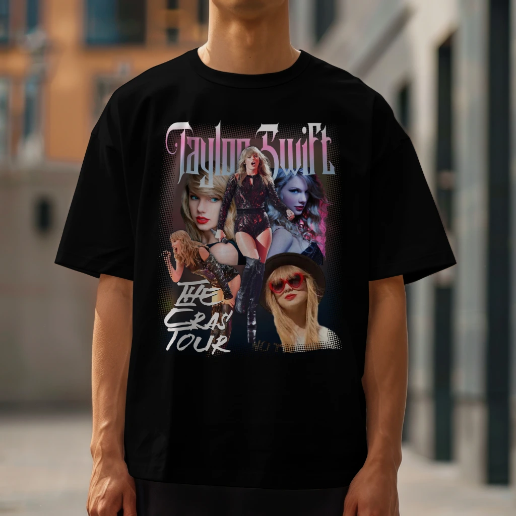 Camiseta Taylor Swift Fanart Street Oversized - Imagem 4