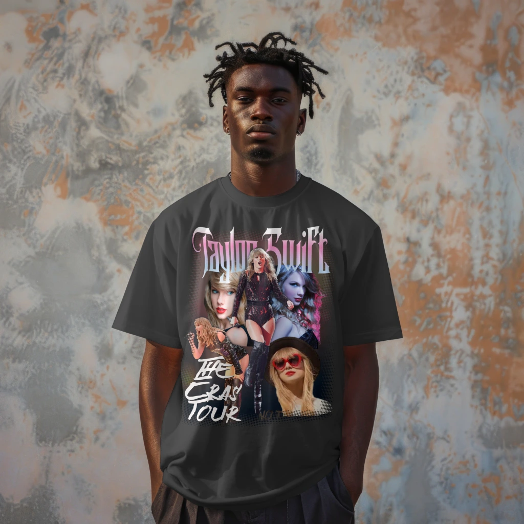 Camiseta Taylor Swift Fanart Street Oversized - Imagem 7
