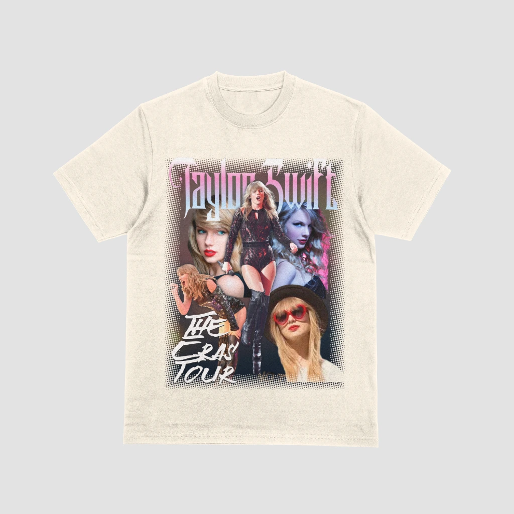 Camiseta Taylor Swift Fanart Street Oversized - Imagem 8