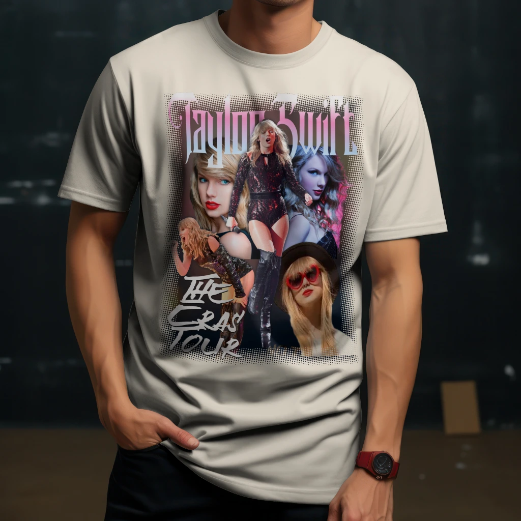 Camiseta Taylor Swift Fanart Street Oversized - Imagem 10