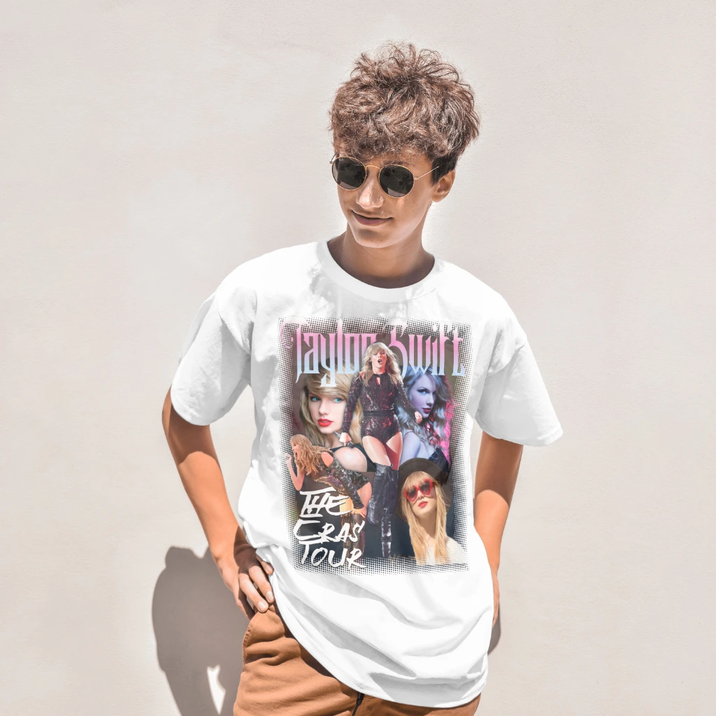 Camiseta Taylor Swift Fanart Street Oversized - Imagem 12