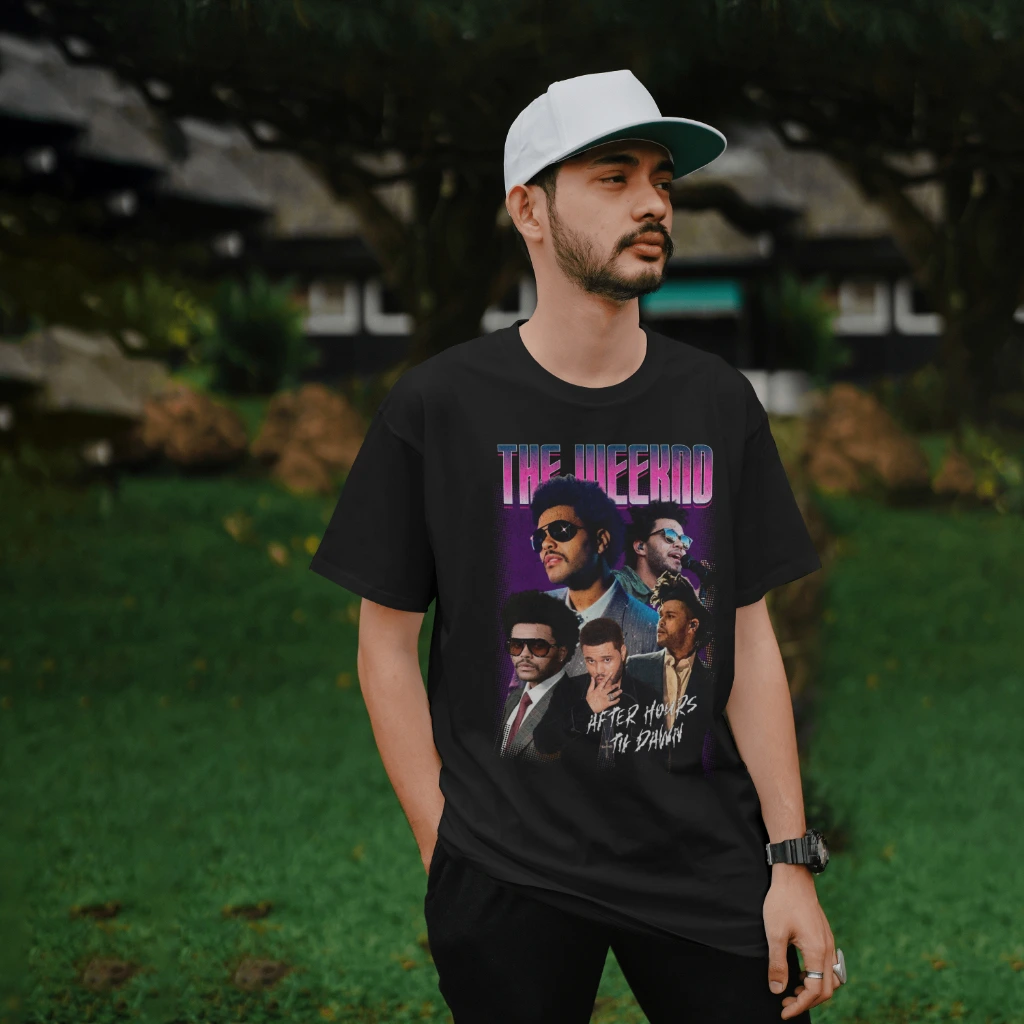 Camiseta The Weeknd Fanart Street Oversized - Imagem 3