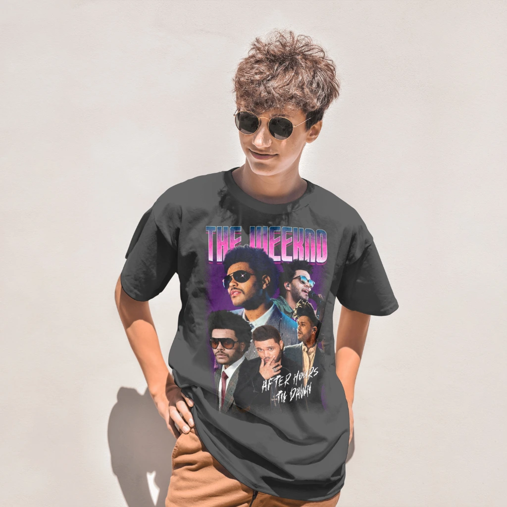 Camiseta The Weeknd Fanart Street Oversized - Imagem 7