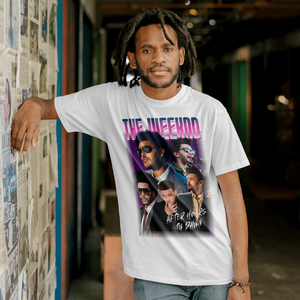 Camiseta The Weeknd Fanart Street Oversized - Imagem 13