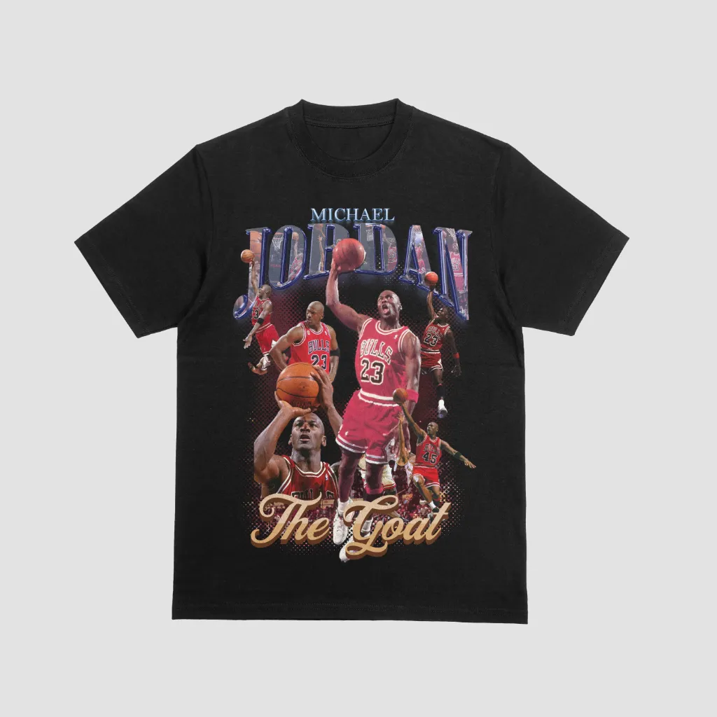 Camiseta Michael Jordan Fanart Street Oversized