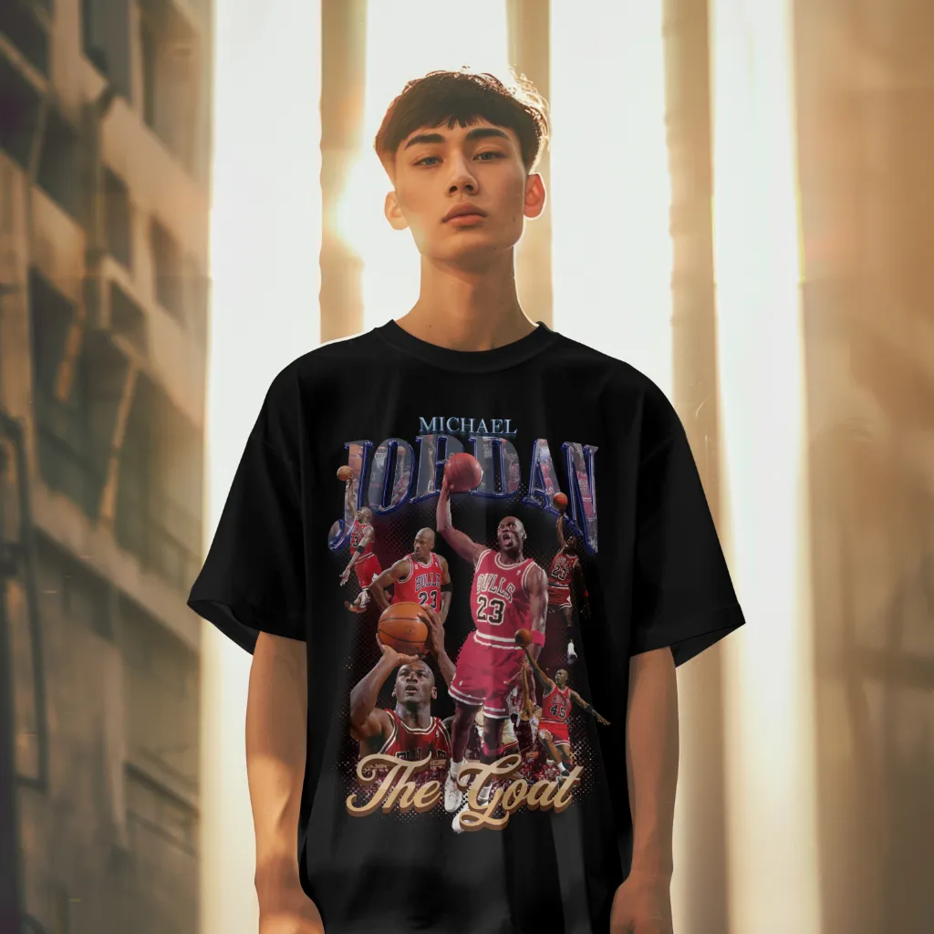 Camiseta Michael Jordan Fanart Street Oversized - Imagem 3