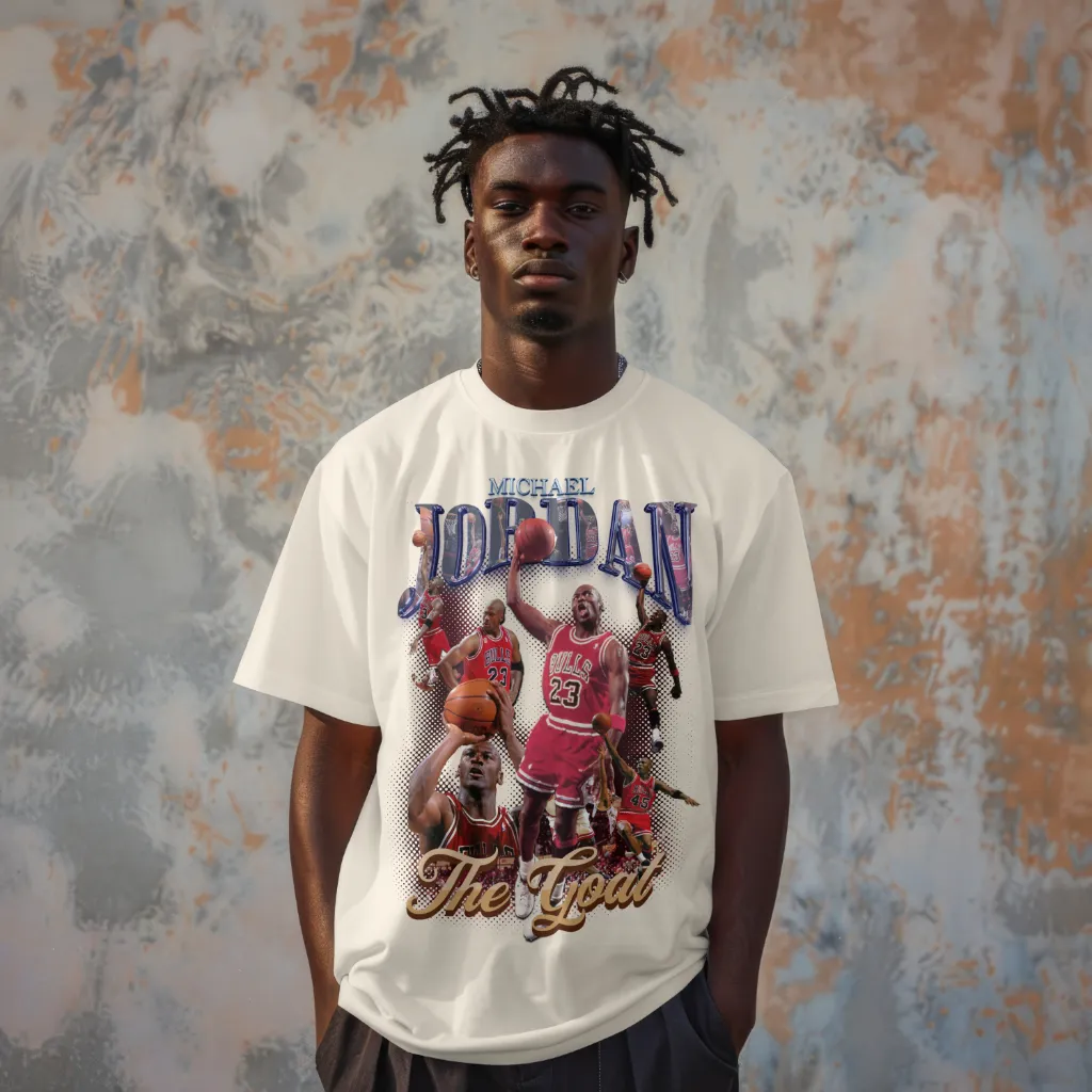 Camiseta Michael Jordan Fanart Street Oversized - Imagem 10