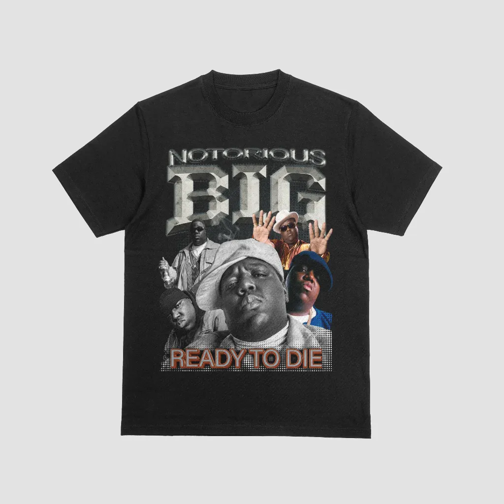 Camiseta Notorious BIG Fanart Street Oversized