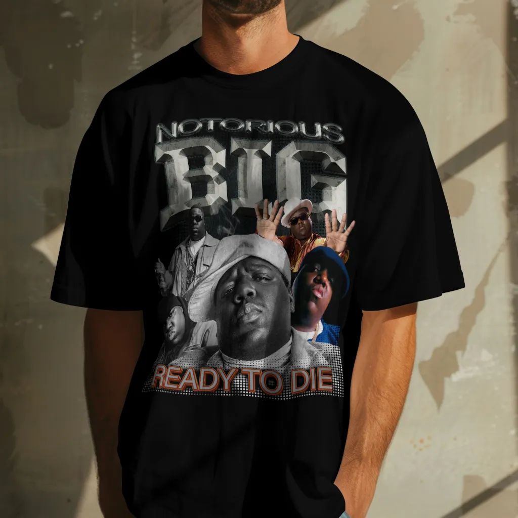 Camiseta Notorious BIG Fanart Street Oversized - Imagem 13