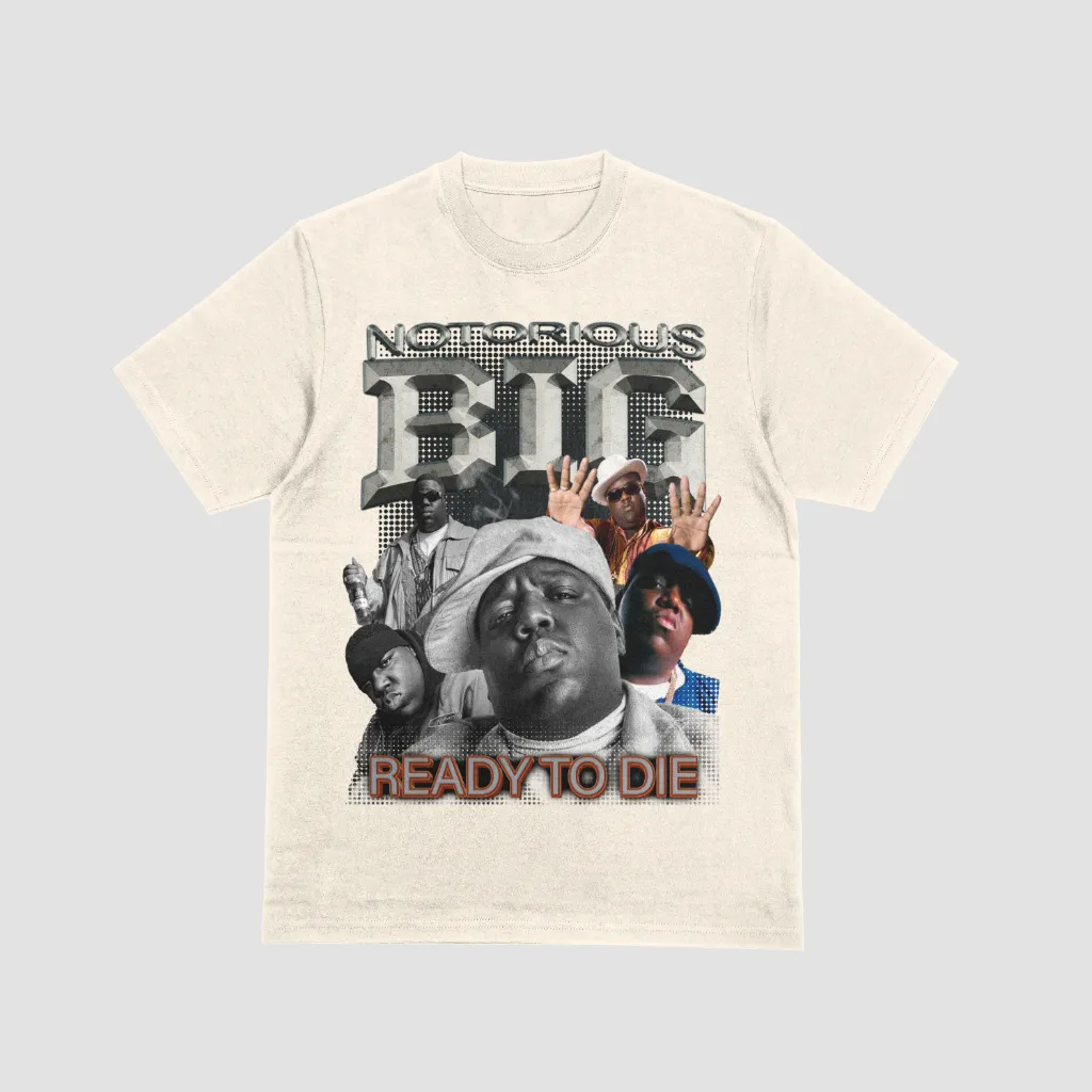 Camiseta Notorious BIG Fanart Street Oversized - Imagem 5