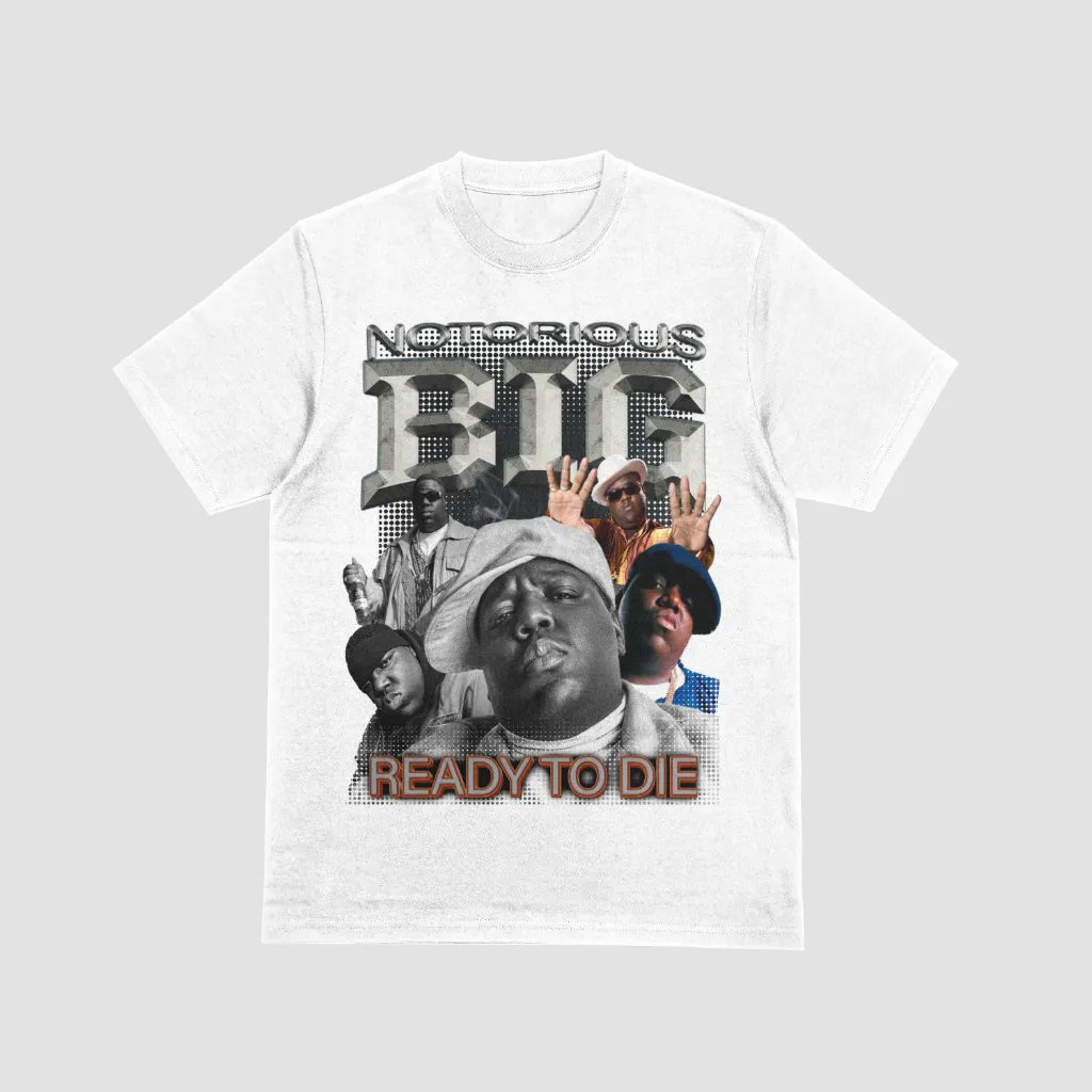 Camiseta Notorious BIG Fanart Street Oversized - Imagem 2